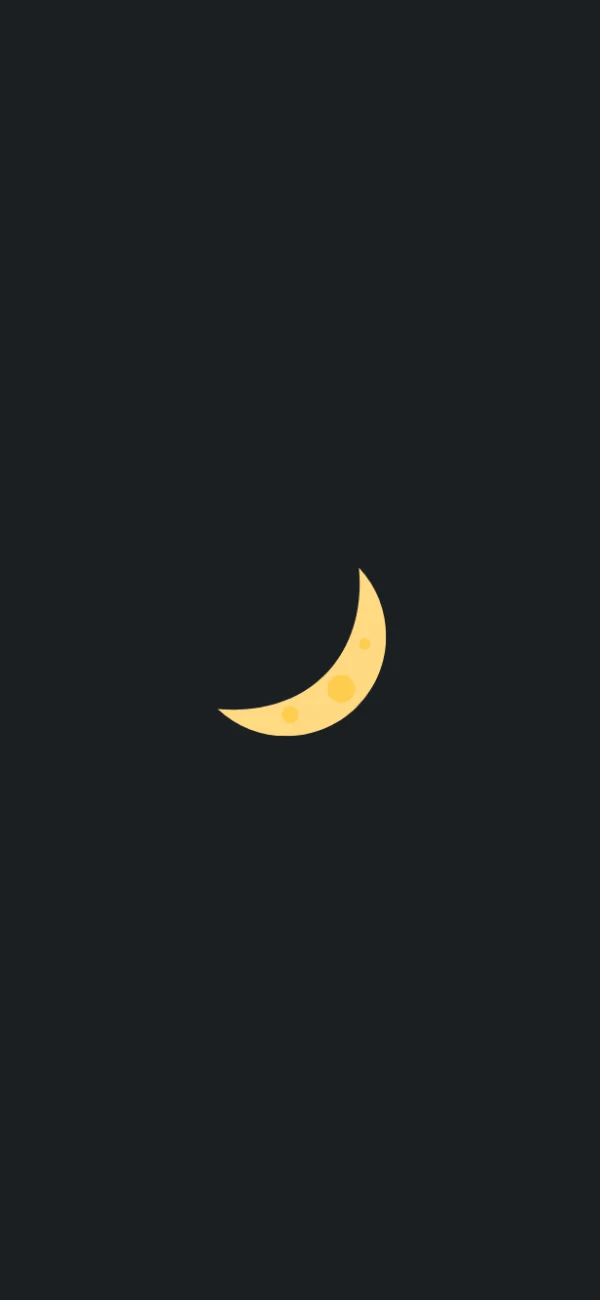 Paper moon pattern repeated across a minimalist phone wallpaper